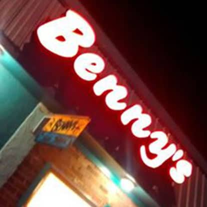 Benny's Tybee Tavern Sign