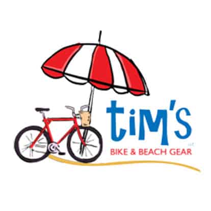 Tim's Bike & Beach Gear Logo