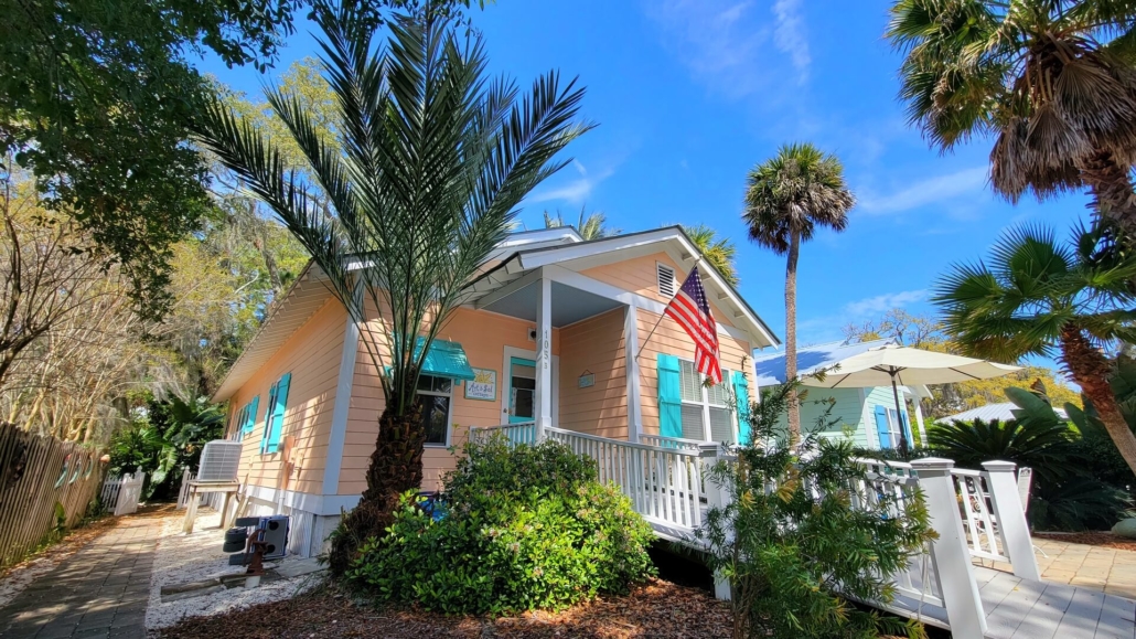 This vacation rental puts you close to some of the best beaches in Georgia for families on Tybee Island.