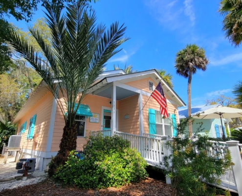 This vacation rental puts you close to some of the best beaches in Georgia for families on Tybee Island.